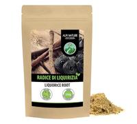 Alpi Nature Radice di Liquirizia Tisana 250g, Radice di Liquirizia Essiccata e Tagliata, Tè Sfuso