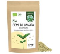 Alpi Nature Semi di Canapa Decorticati BIO 200g | Cuori di canapa interi da mangiare per mix di semi, muesli, yogurt, insalate, frullati e prodotti da forno, Hemp Seeds