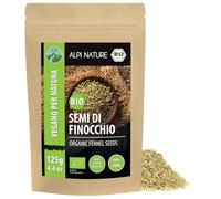 Alpi Nature Semi di Finocchio BIO 125g, Semi Finocchio per Cucina, Miscele di Spezie e Tisane