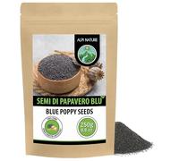Alpi Nature Semi di Papavero 250g, Semi di Papavero Blu Interi per Cucinare e Dolci