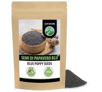 Alpi Nature Semi di Papavero 500g, Semi di Papavero Blu Interi per Cucinare e Dolci