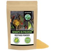 Alpi Nature Senape in Polvere Bianca Gialla 1kg, Semi di Senape Bianca Gialla Macinati