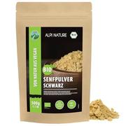 Alpi Nature Senape in Polvere BIO Nera Marrone 500g, Semi di Senape Nera Marrone bio Macinati