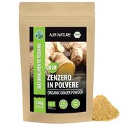 Alpi Nature Zenzero in Polvere BIO 100g, Polvere di Radice di Zenzero Essiccata e Macinata per Cucina