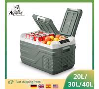 Alpicool NLS 20L 30L 40L Frigorifero per auto Mini frigorifero congelatore 12V Compressore portatile Dispositivo di raffreddamento 12/24V DC 100-240V AC per il campeggio