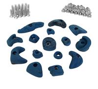 ALPIDEX 15 Prese Arrampicata Appigli con Viti e Dadi Parete Interno Esterno | Set, Kit, Blocchi, Montessori, Psicomotricità, Palestra, Giardino, Bouldering, Plastica, Misure L M S, Bambini