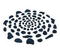 ALPIDEX 80 Prese d'Arrampicata | Dimensioni XL, L, M, S, XS | Superficie Arrampicata 6-10 m² | Set Blocchi Arrampicata - Colore:Blu-Screziato