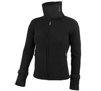 ALPIDEX Giacca Donna Pile Calda Morbido Full Zip Coletto Alto Antivento Felpa Outdoor Caldissima Invernale Termica Cerniera, Taglia:S, Colore:black