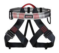 ALPIDEX imbracatura da arrampicata per donna e uomo EN 12277 imbracatura via ferrata universale con cosciali regolabili, Colore:Red Pepper