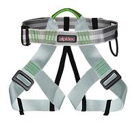 ALPIDEX imbracatura da arrampicata per donna e uomo EN 12277 imbracatura via ferrata universale con cosciali regolabili, Colore:Green Pepper