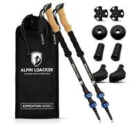 Alpin Loacker Bastoni da Trekking Telescopici Alluminio per Nordic Walking, Montagna, Sci Alpinismo e Neve, per Donna e Uomo, Blu