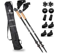 Alpin Loacker Bastoni da Trekking Telescopici per Nordic Walking, Montagna, Sci Alpinismo e Neve, in Alluminio o Carbonio per Donna e Uomo