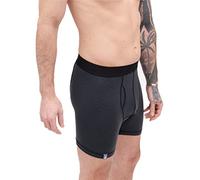 ALPIN LOACKER - Boxer Uomo in Lana Merino - Pantaloni Sportivi per l'inverno e L'Estate, Intimo Termico, Abbigliamento Running, Grigio S