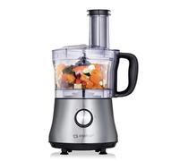 alpina 8711252473529 - Processore alimentare 3 in 1, 600 W, in alluminio, colore: Argento