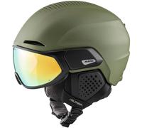 Alpina Alto Q-Lite Casco da Sci Con Visiera Snowboard Integrale Nero
