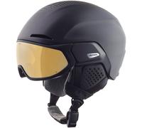 Alpina Alto Q-Lite Casco Integrale Visier-Helm da Sci Sport Invernali Nero