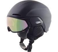Alpina Alto Qv Casco da Sci Con Visiera Snowboard Integrale Cobalto Verde