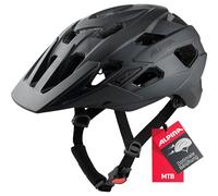 ALPINA ANZANA, Casco da Bicicletta Unisex Adulto, Black Matt, 57-61 cm