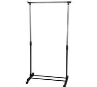 alpina Appendiabiti mobile regolabile - Valets e appendiabiti con ruote e ganci - appendiabiti su gambe - nero