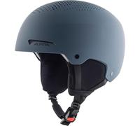 Alpina Arber - Casco da sci leggero e di alta qualità per adulti, con paraorecchie removibili, assorbimento ottimale degli urti, ink matt, L (58-61)