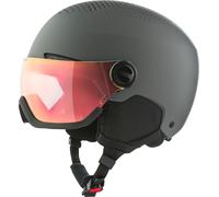 Alpina Arber Visor - Casco da sci sicuro e leggero per adulti, con visiera Alpina di alta qualità, assorbimento ottimale degli urti, coffee grey, M (54-58)
