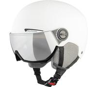 ALPINA ARBER Visor, Casco da Sci Unisex-Adult, White Matt, 54-58
