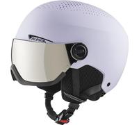 ALPINA ARBER Visor Q-Lite, Casco da Sci Unisex-Adults, Lilac Matt, 51-55