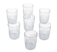 alpina Bicchiere da acqua riutilizzabile 6 x 400 ml effetto cristallo