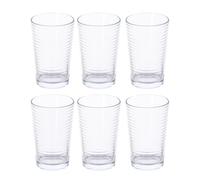 alpina Bicchieri d'acqua - Set di Bicchieri da Bere - Set di Bicchieri da 6 Pezzi - Lavabili in Lavastoviglie - 220 ml