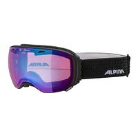 Alpina Big Horn QV Goggle Sci Ski Occhiali Da Neve Matt Nero/Blu