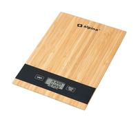Alpina, Bilancia da Cucina Digitale in Bambù fino a 5Kg Precisa, Beige