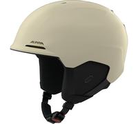 ALPINA BRIX - Casco da sci regolabile individualmente, con fodera removibile, particolarmente assorbente agli urti, ideale per adulti - sand matt - 51-55 cm
