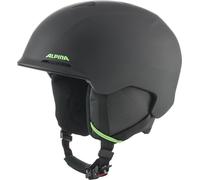 ALPINA Brix Jr, Casco da Sci Gioventù Unisex, Nero Fluo Opaco, 51-55