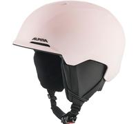 ALPINA Brix Jr - Casco da sci sicuro e leggero per bambini, con paraorecchie removibili, assorbimento ottimale degli urti e buona ventilazione, light-rose matt, M (55-59)