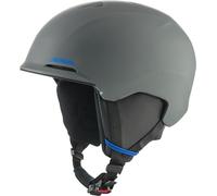 ALPINA Brix Jr - Casco da sci sicuro e leggero per bambini, con paraorecchie removibili, assorbimento ottimale degli urti e buona ventilazione, midnight-grey matt, M (55-59)