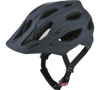 ALPINA CARAPAX 2.0 - Casco da bici leggero, stabile e confortevole con rete anti-insetti e imbottiture antibatteriche per adulti, protezione ottimale - smoke blue matt - 52-57