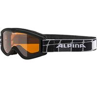 ALPINA CARVY 2.0, Occhiali da Sci Unisex-Youth, Black, one Size
