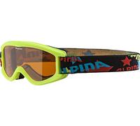 ALPINA Carvy 2.0, Occhiali Da Sci Uomo, Lime, Taglia unica, Green