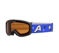 Alpina Sports Maschera da sci CARVY 3.0 anti-appannamento infrangibile UV100% extra-piccola blu matt