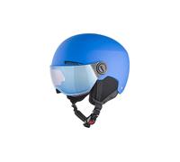 ALPINA Unisex - Bambini, ZUPO VISOR Q-LITE Casco da sci, blue matt, 48-52 cm