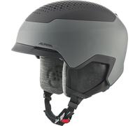 Alpina Casco da sci unisex per adulti GEMS Midnight Grey Black Opaco 59-63