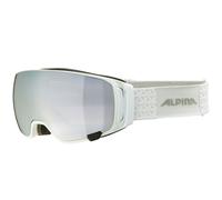 ALPINA Double Jack Mag Q, Occhiali da Sci Unisex-Adulti, White, One Size