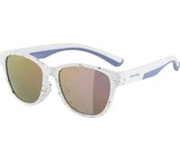 ALPINA Flexxy Cool Kids II Occhiali da Sole, Bianco e Lilac Gloss, Taglia Unica Unisex-Bambini e Ragazzi