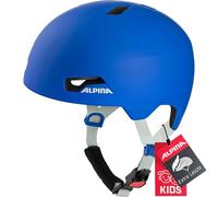 ALPINA Hackney, Casco da Bicicletta Gioventù Unisex, Blu Royal Opaco, 51-56