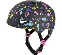 ALPINA HACKNEY - Casco da ciclismo per ragazzi - black-confetti matt - 51-56 cm