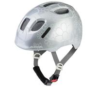 Alpina Sports Casco da bici Ximo 2 – leggero, sicuro con LED opzionale – silver flower gloss 45-49
