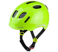 ALPINA XIMO 2 Flash - Casco da bici leggero e sicuro per bambini con LED integrati - be visible gloss - 47-51