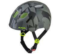 Alpina Sports Casco Ximo 2 L.E. opaco per bambini con LED opzionale - black neon camo matt 47-51