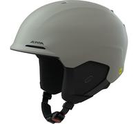 ALPINA KROON MIPS - Casco da sci regolabile individualmente, con fodera removibile, particolarmente assorbente agli urti, ideale per adulti - moon-grey matt - 51-55 cm