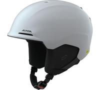 ALPINA KROON MIPS - Casco da sci regolabile individualmente, con fodera removibile, particolarmente assorbente agli urti, ideale per adulti - white matt - 55-59 cm